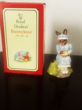 Royal Doulton Bunnykins, Little Miss Muffet Figurine With Box